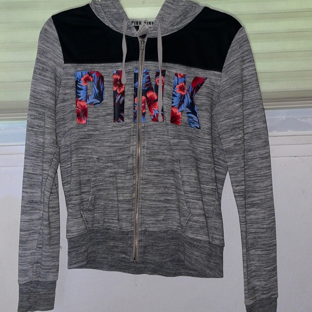 PINK zip up jacket!